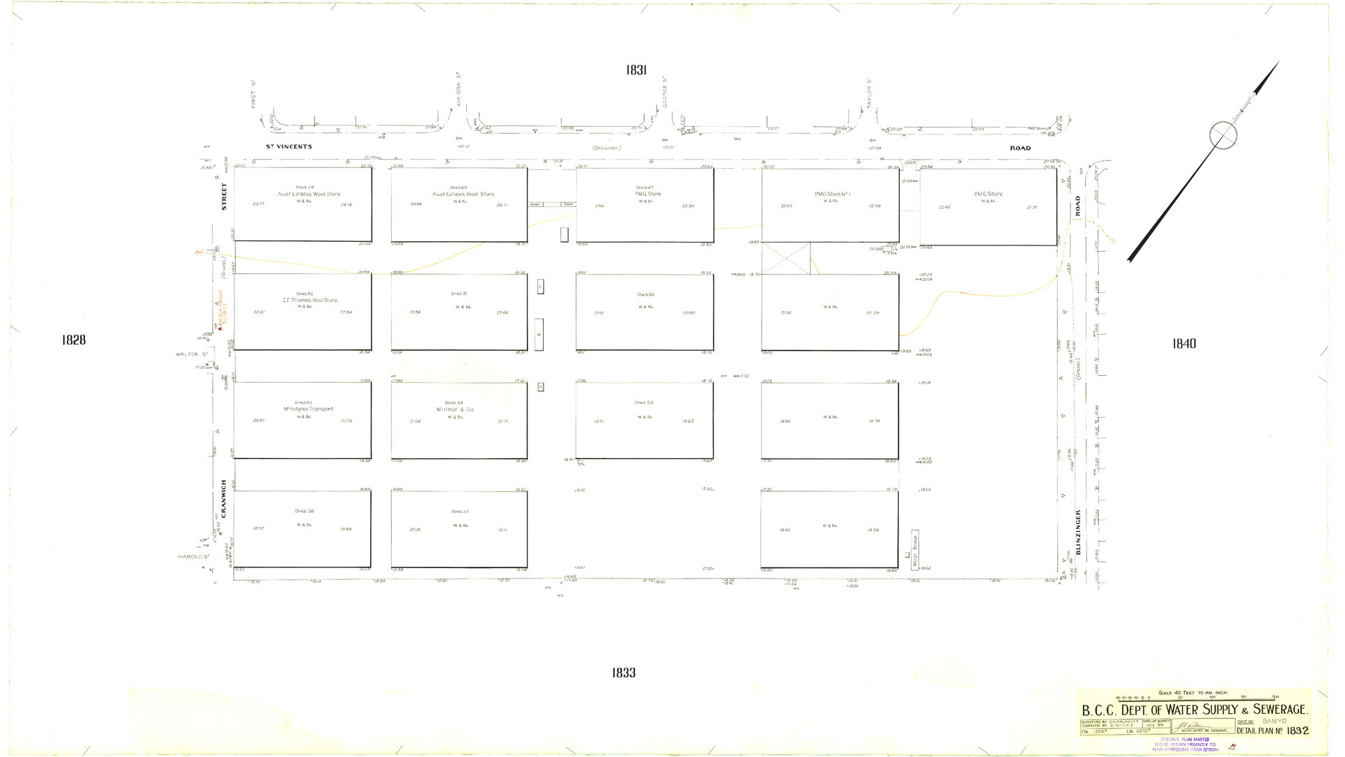Detail Plan 1832