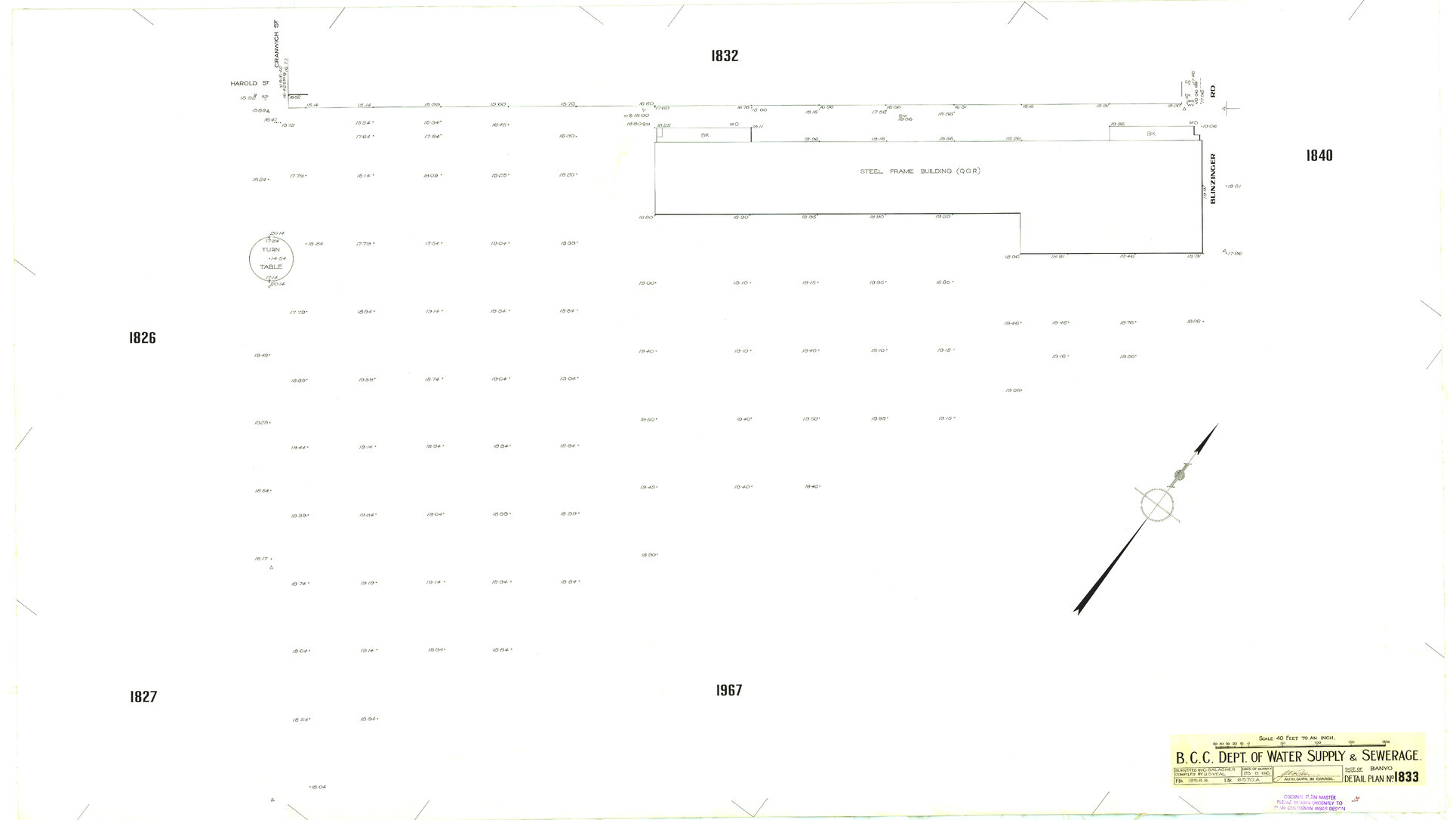 Detail Plan 1833
