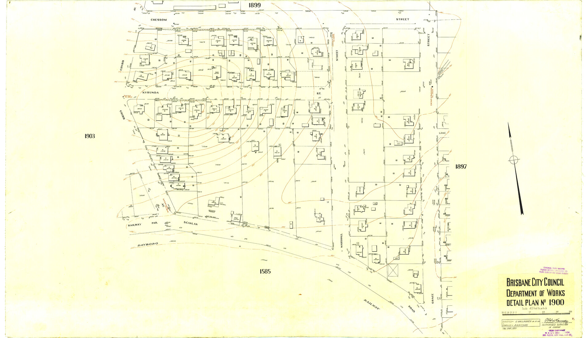 Detail Plan 1900