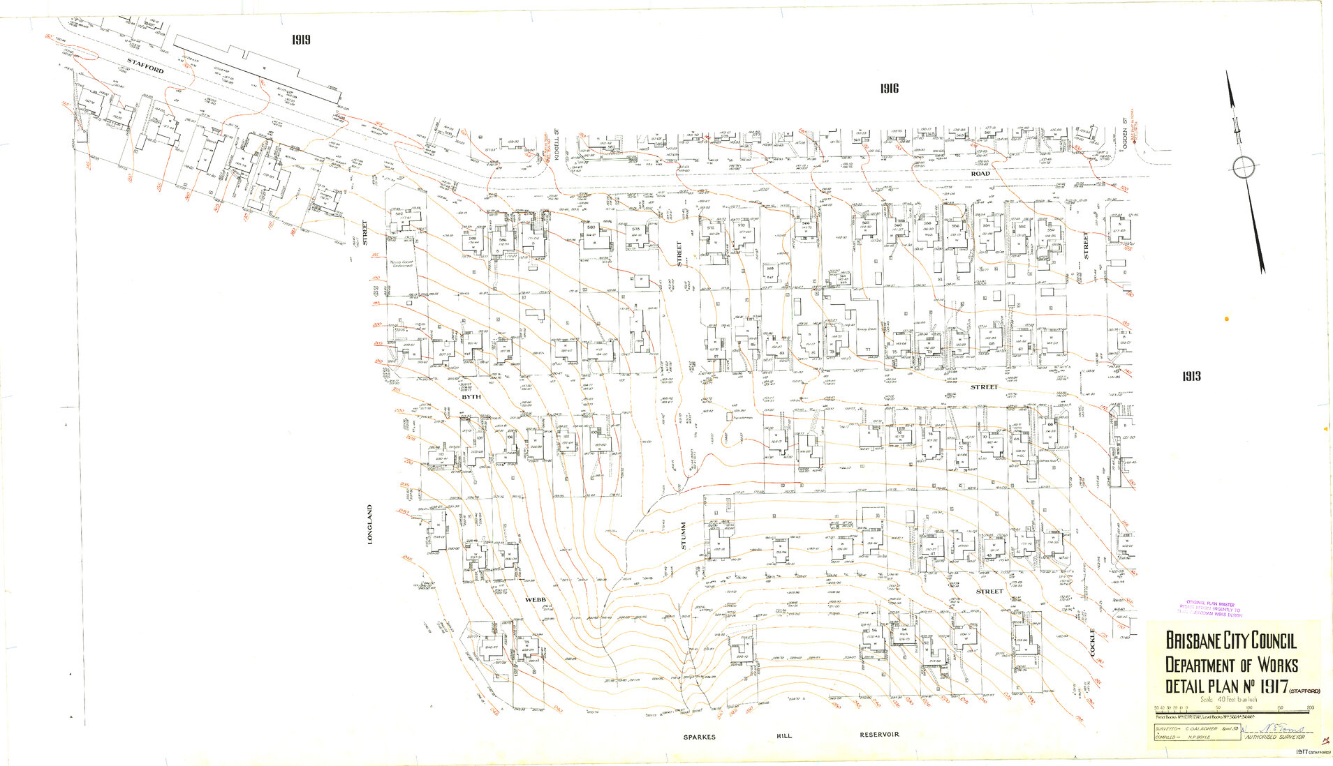 Detail Plan 1917
