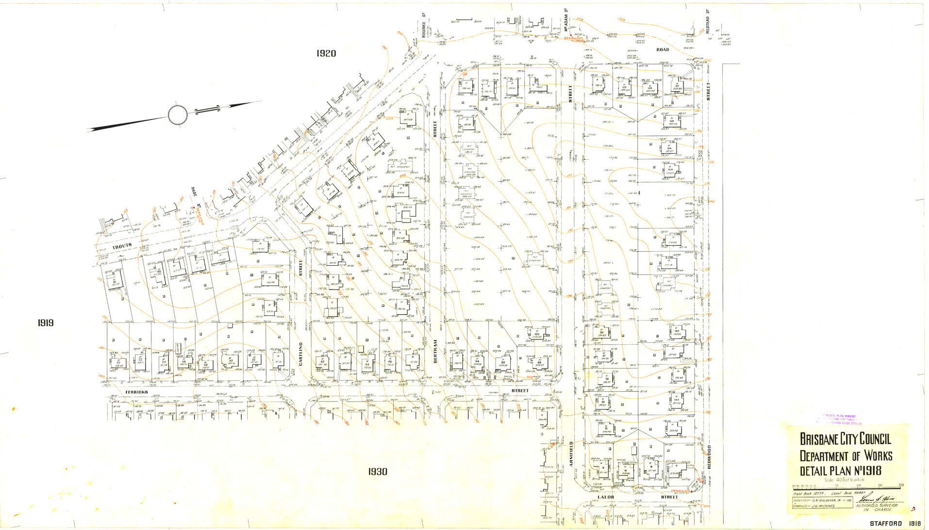 Detail Plan 1918