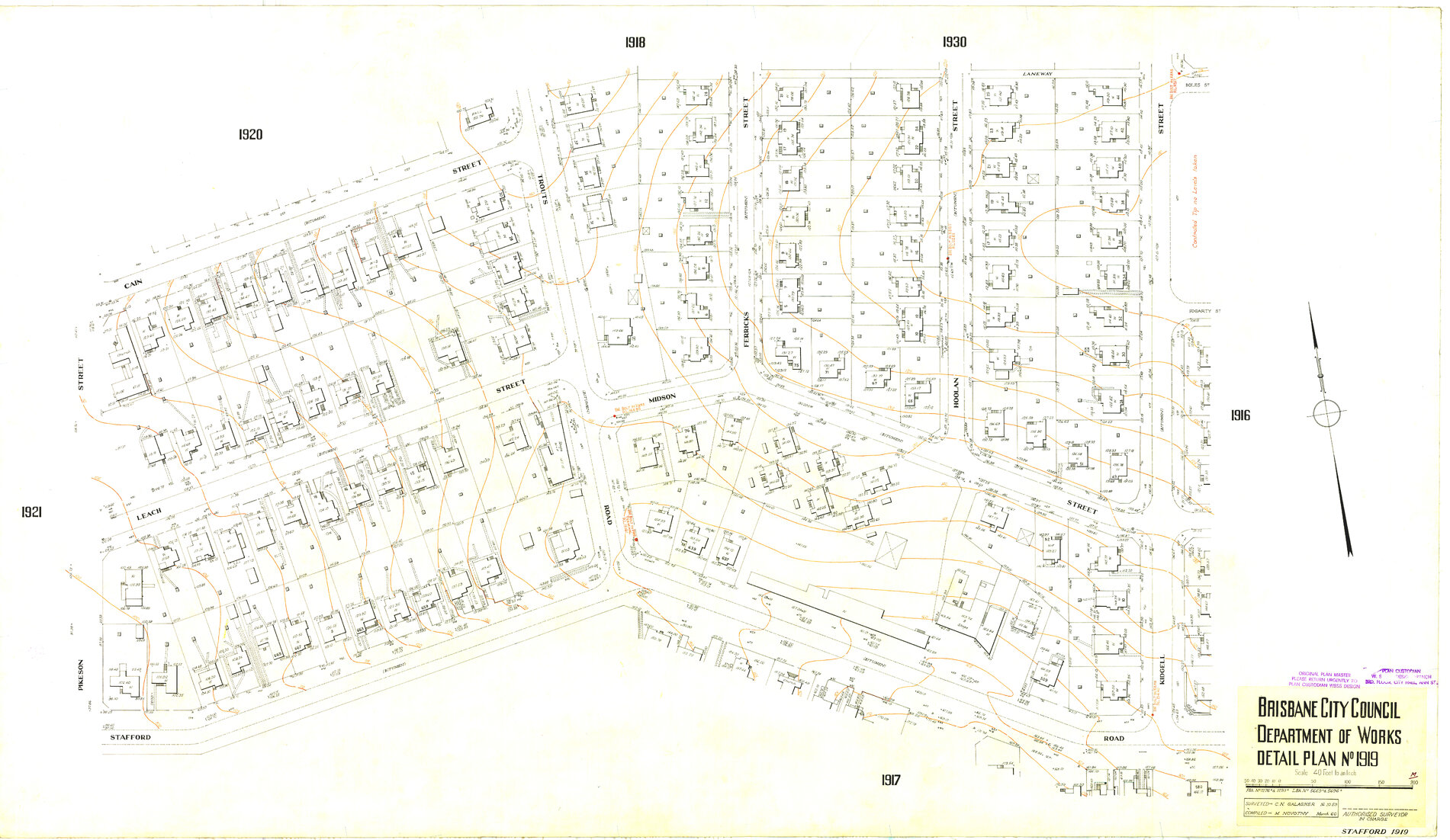Detail Plan 1919