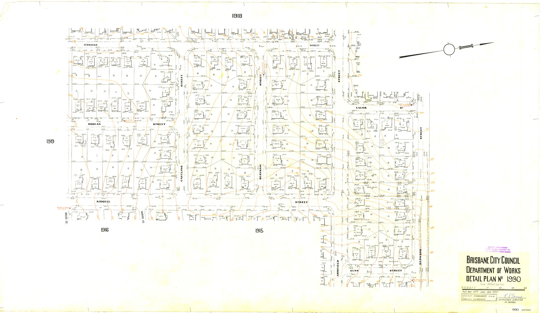 Detail Plan 1930