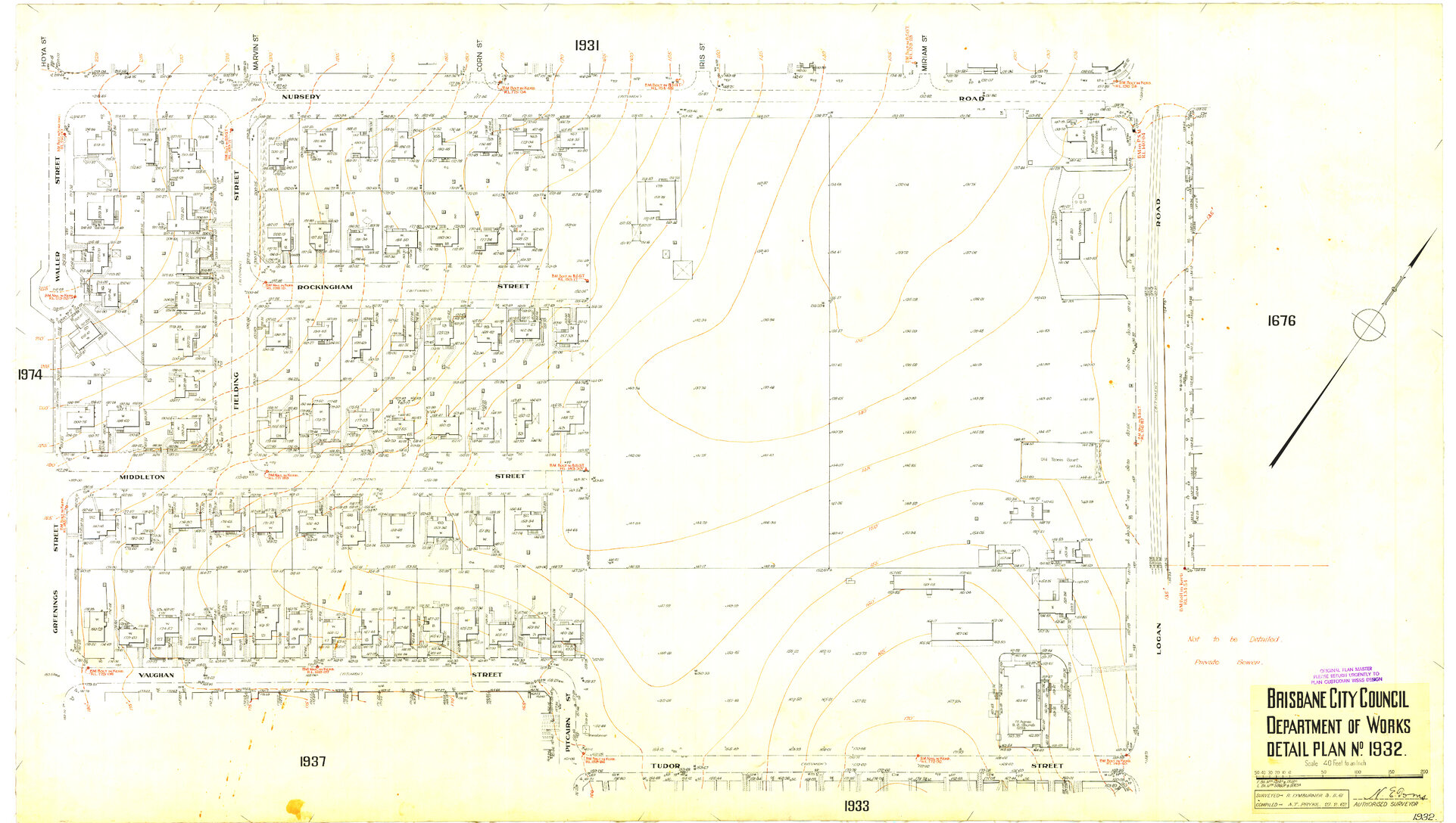 Detail Plan 1932
