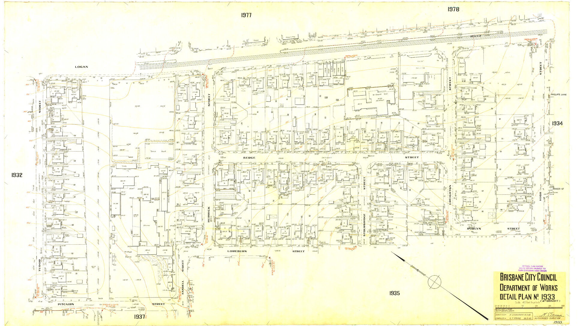 Detail Plan 1933