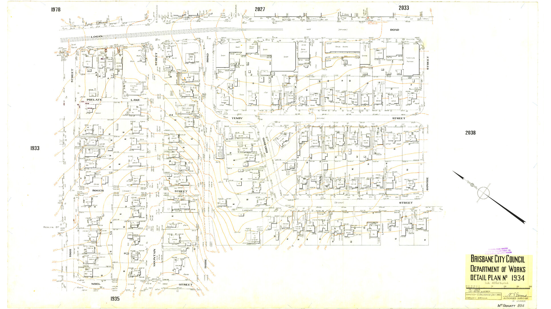 Detail Plan 1934
