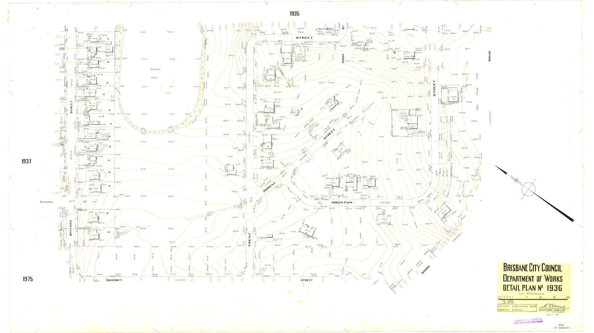 Detail Plan 1936
