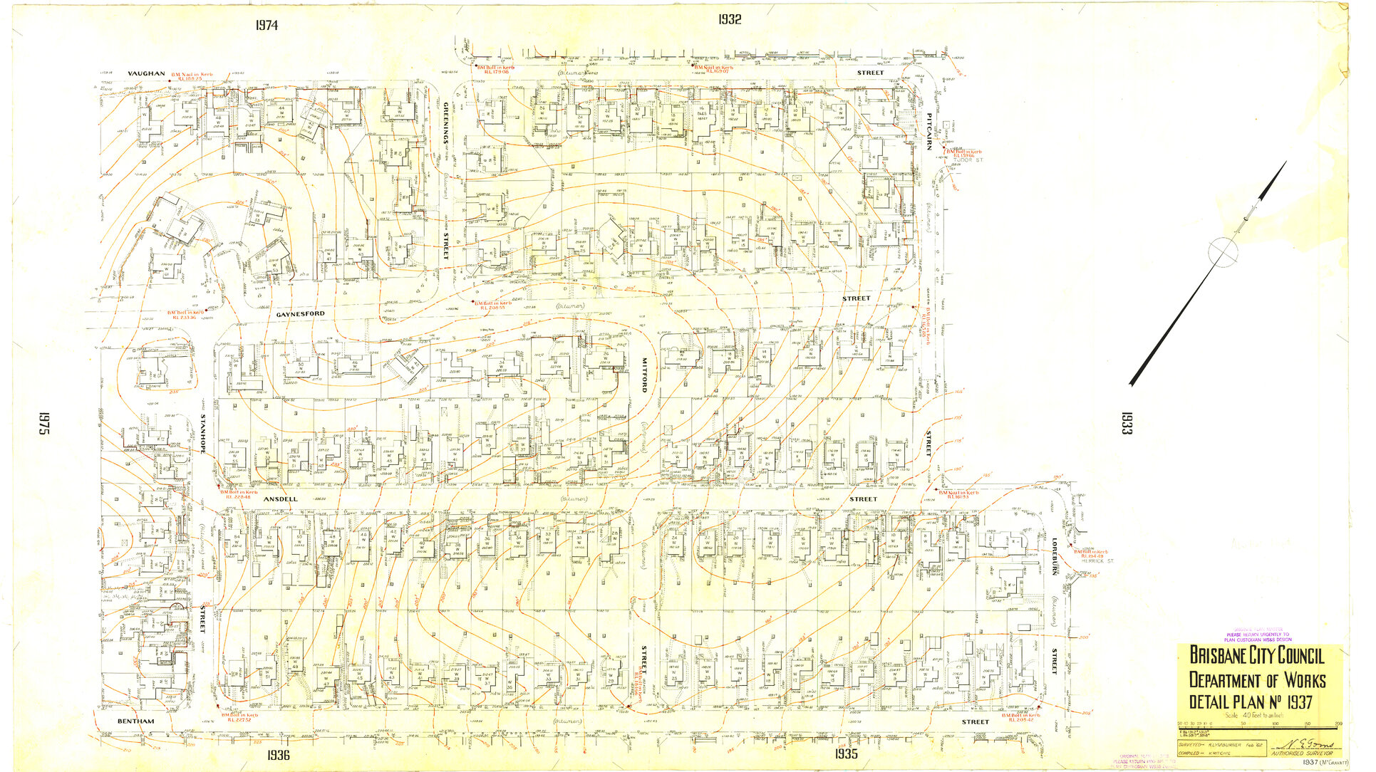 Detail Plan 1937