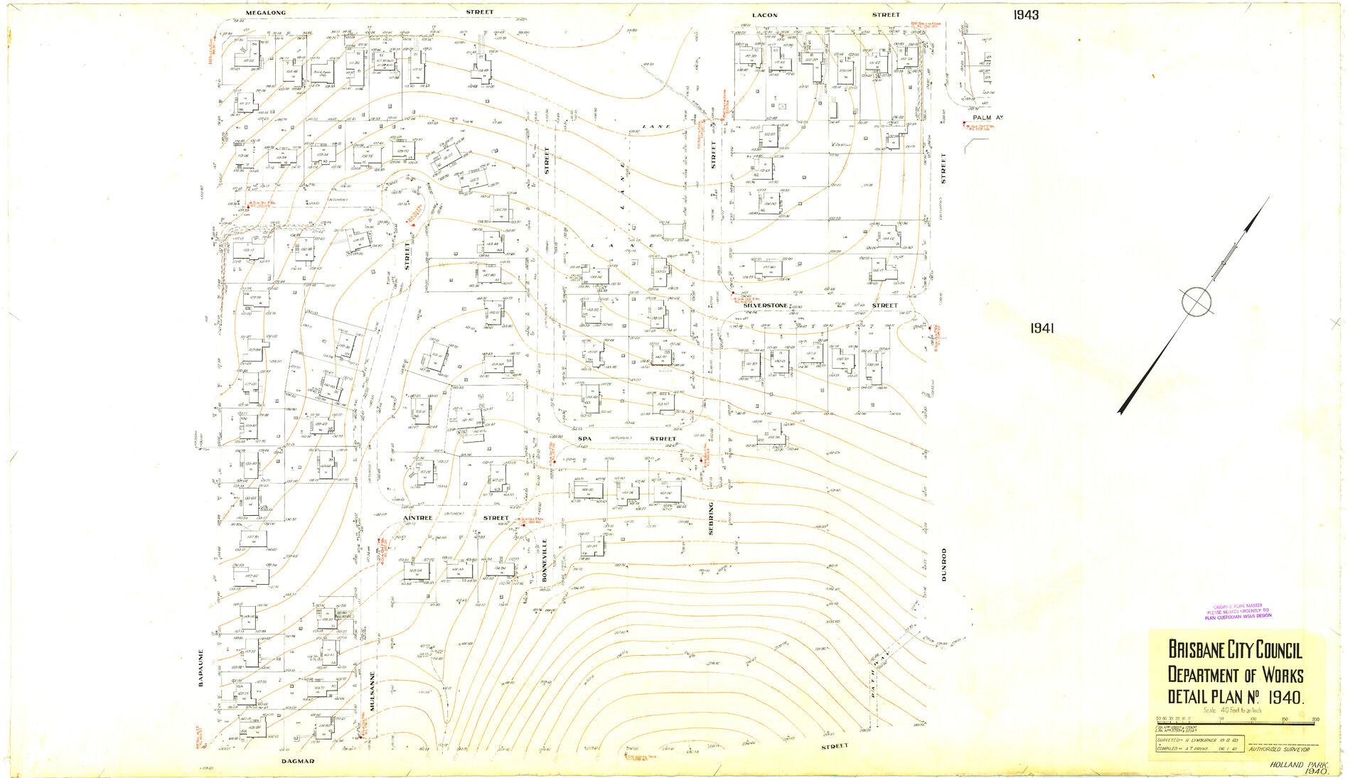 Detail Plan 1940