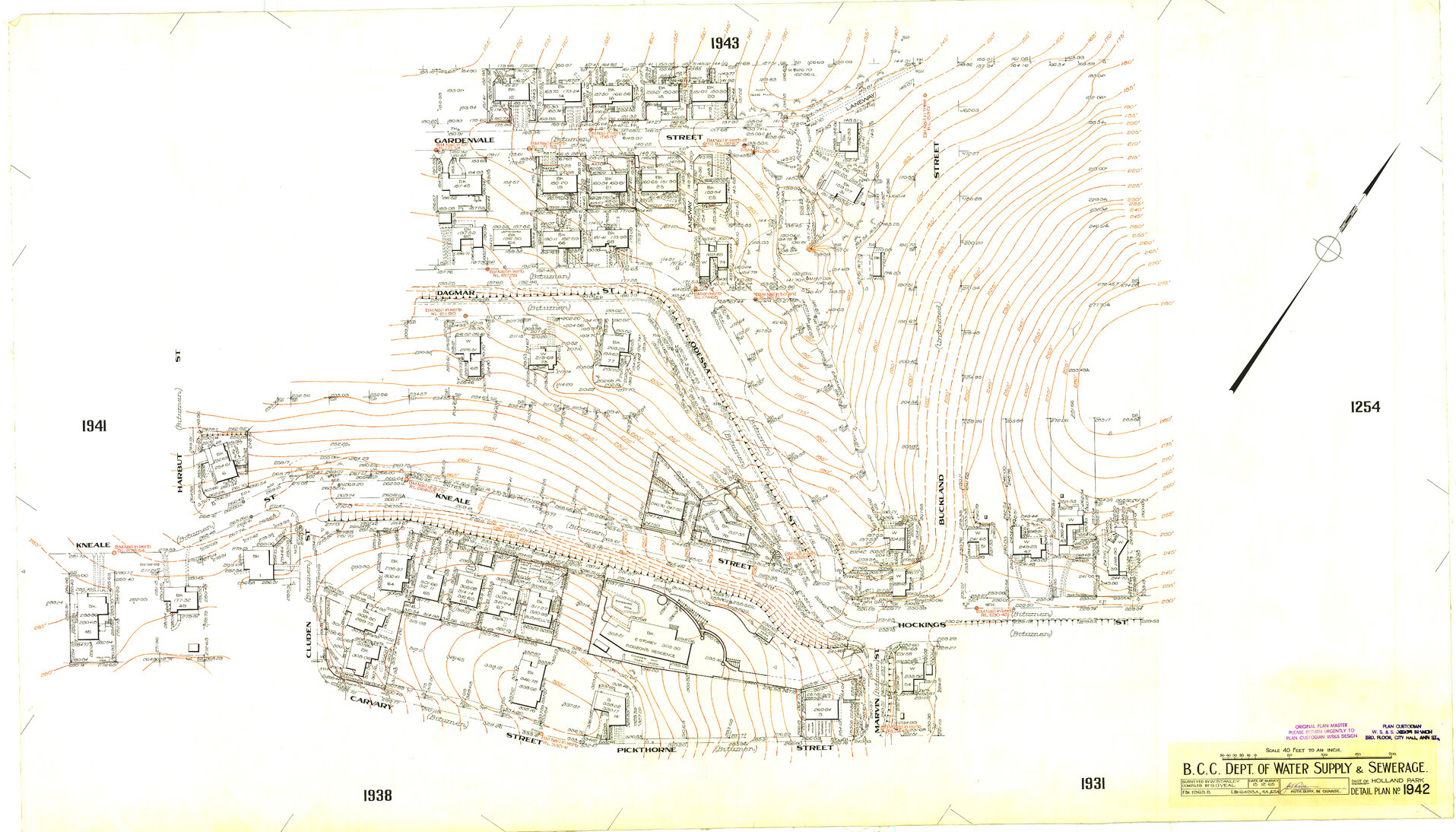 Detail Plan 1942