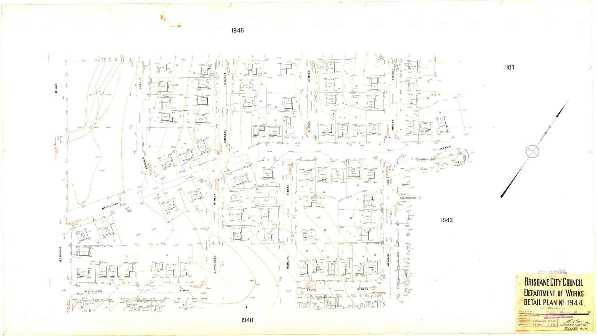 Detail Plan 1944