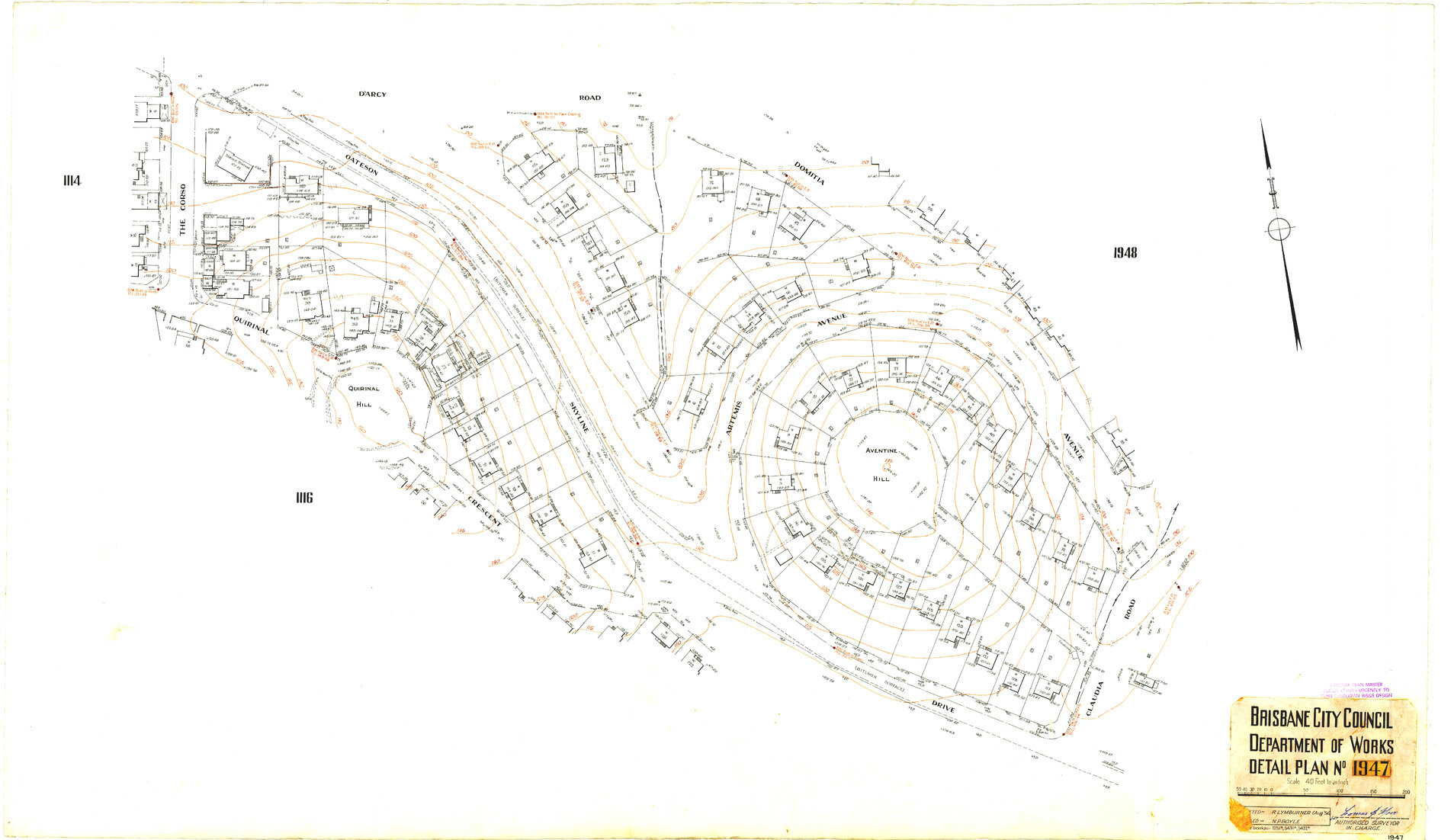 Detail Plan 1947