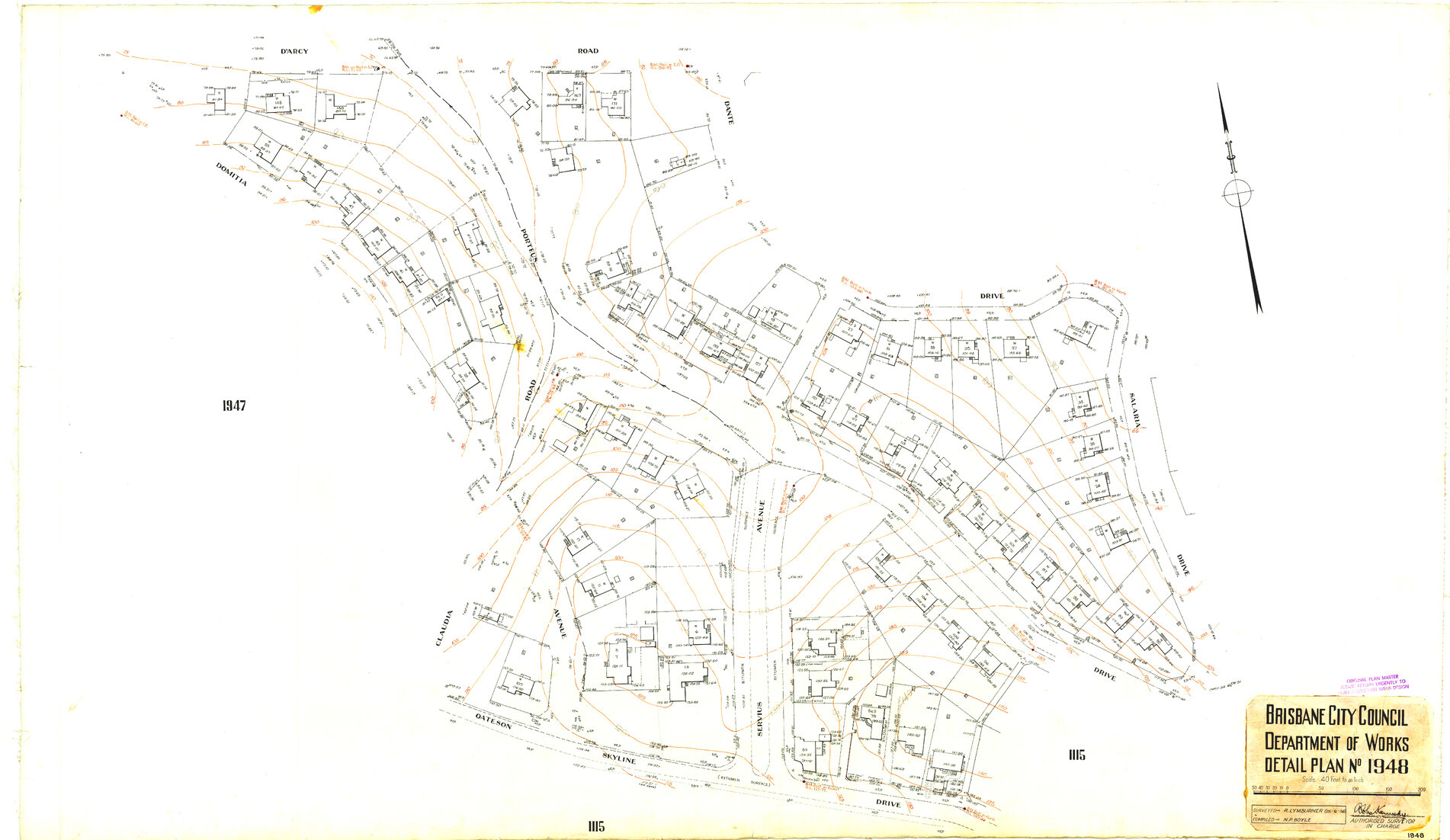 Detail Plan 1948