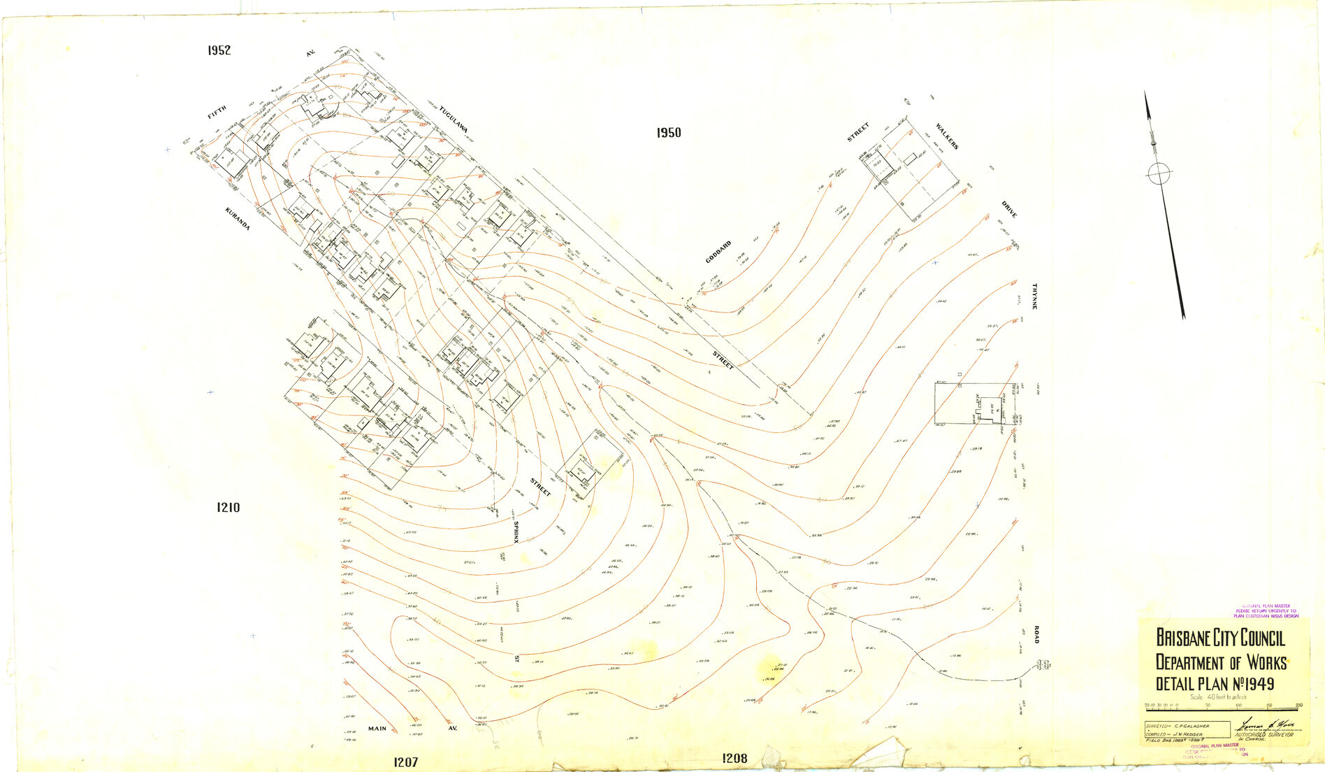 Detail Plan 1949