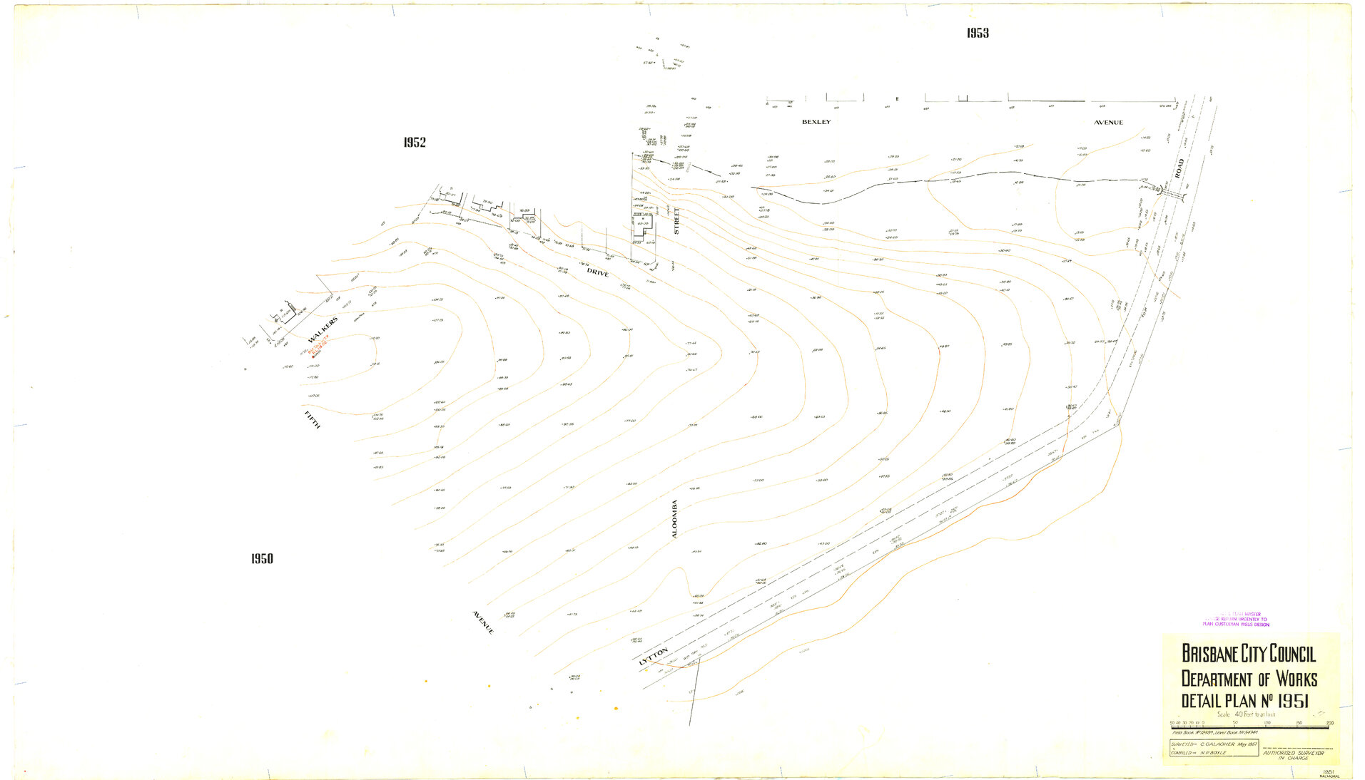 Detail Plan 1951