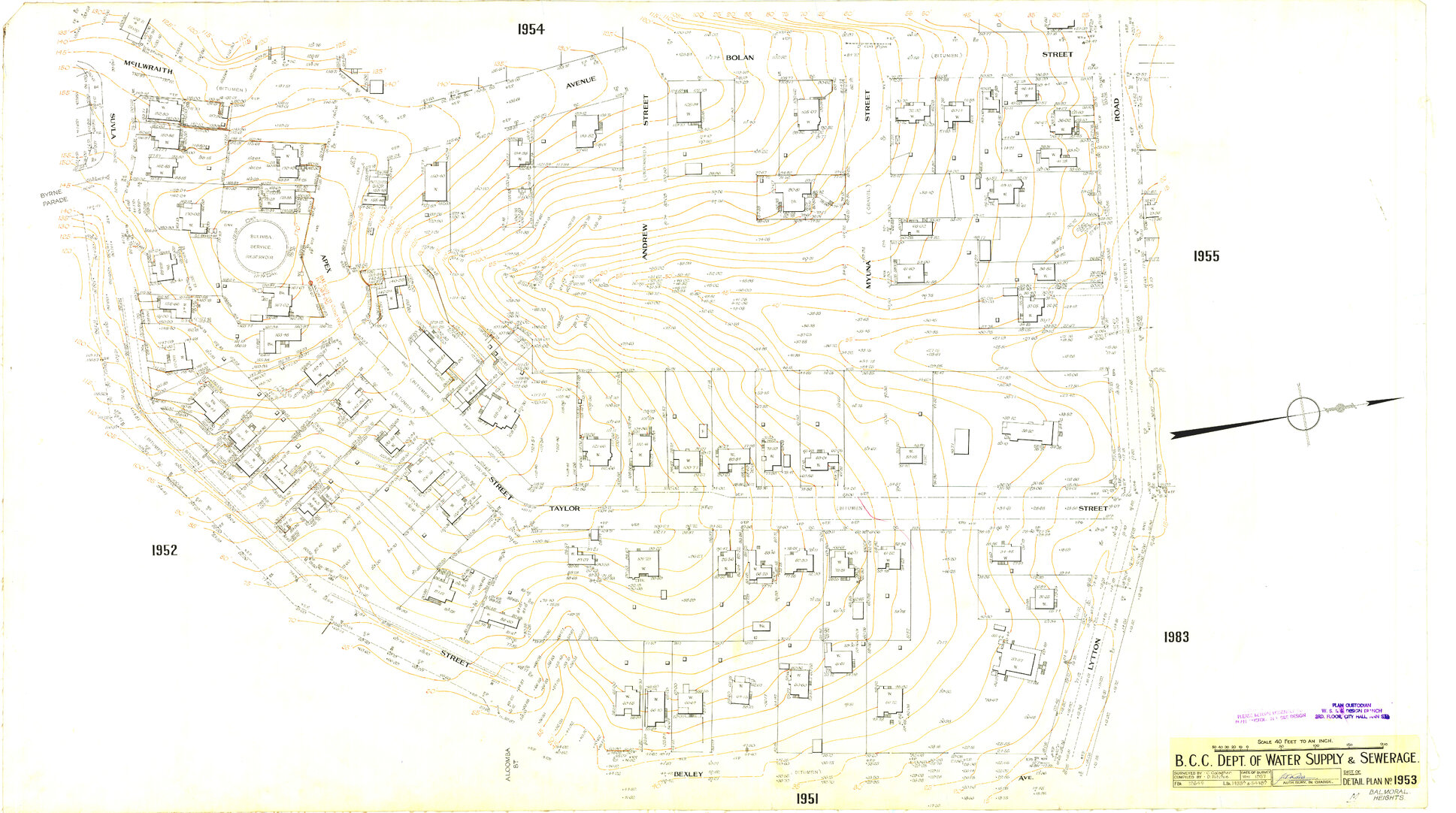Detail Plan 1953