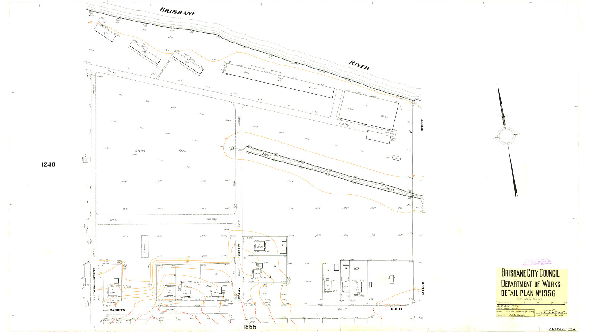 Detail Plan 1956