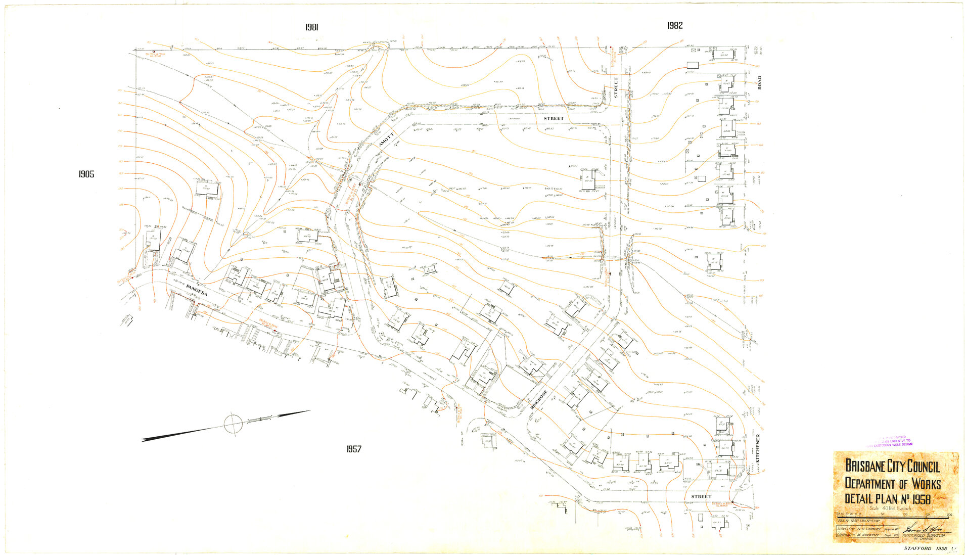 Detail Plan 1958
