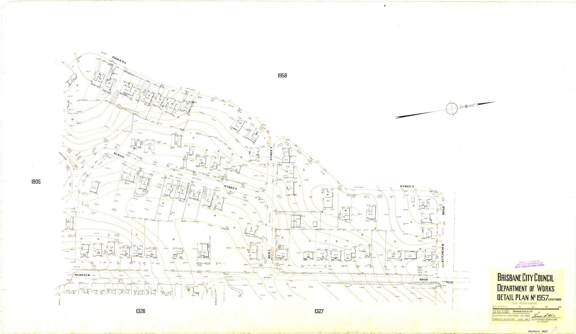 Detail Plan 1957