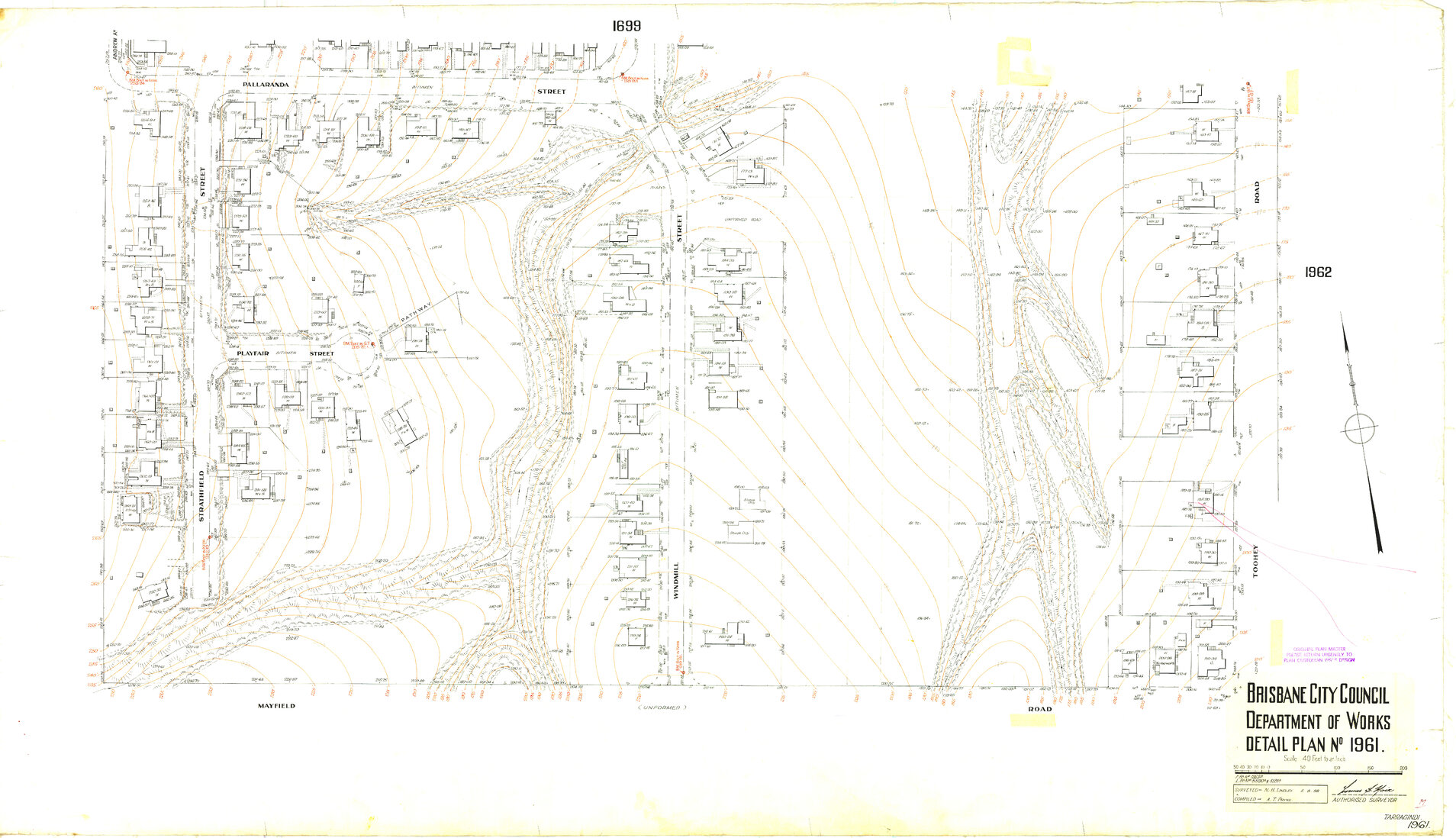 Detail Plan 1961