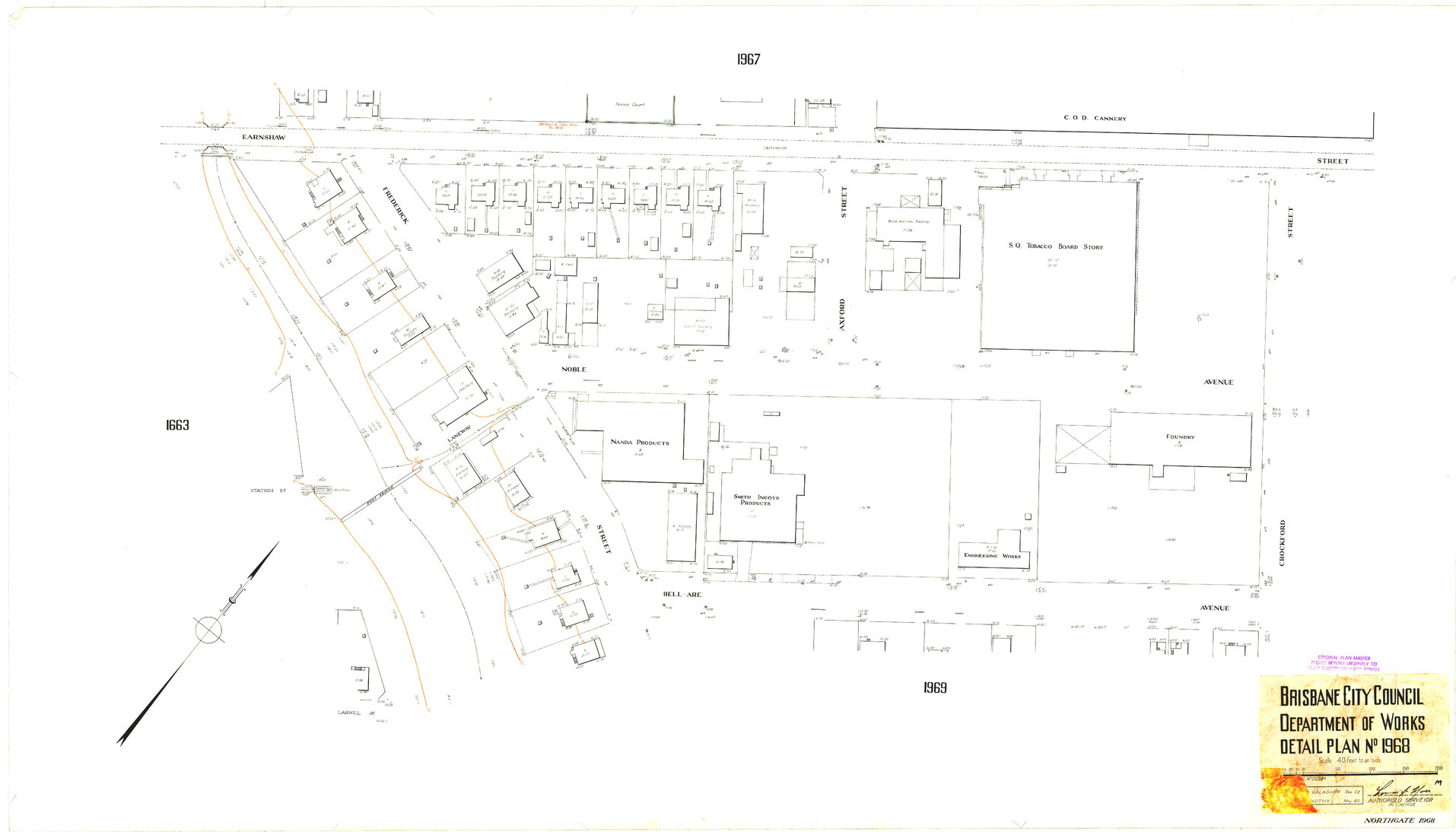 Detail Plan 1968