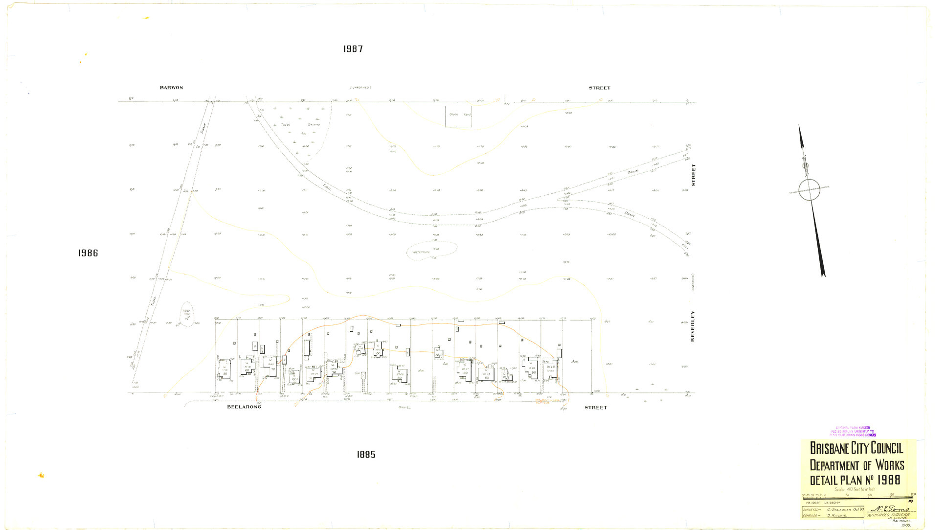 Detail Plan 1988