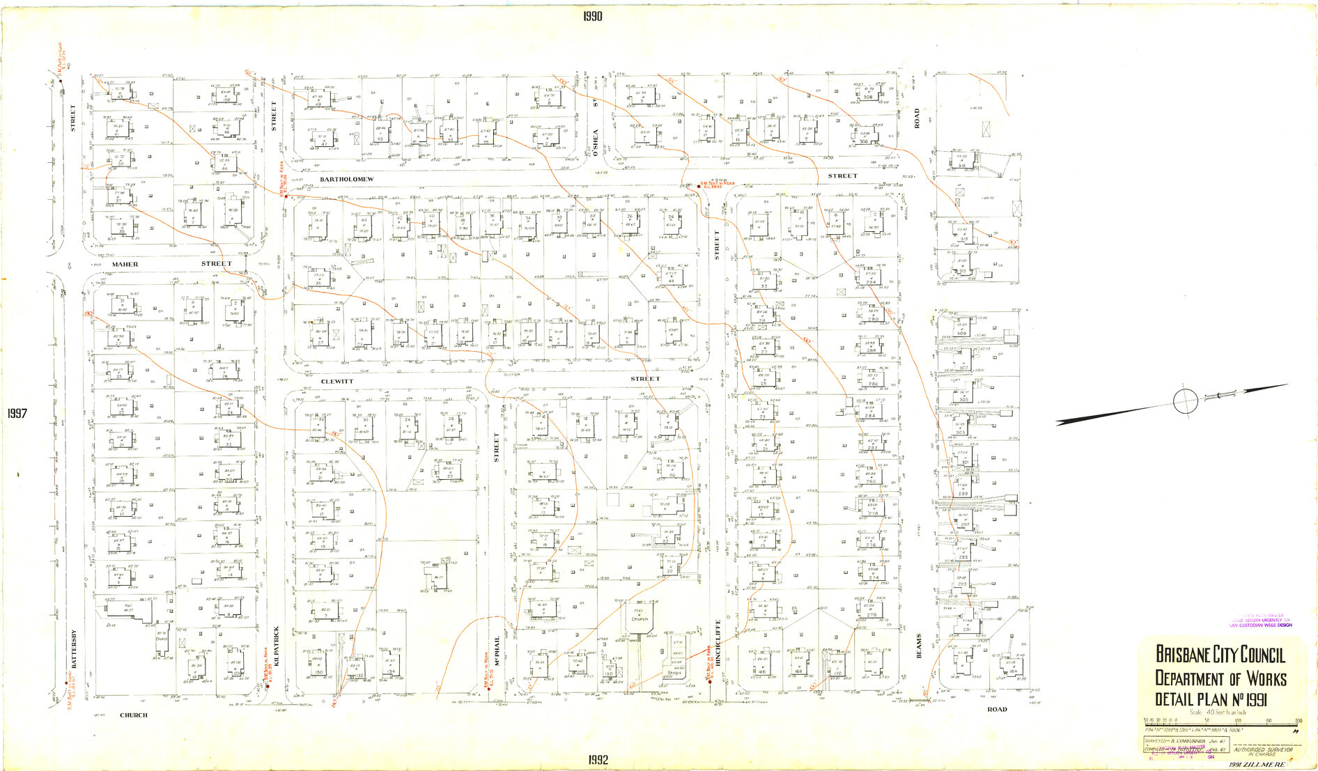Detail Plan 1991