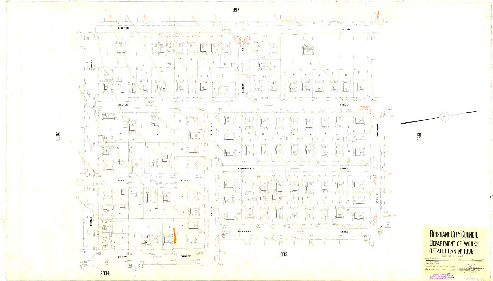Detail Plan 1996