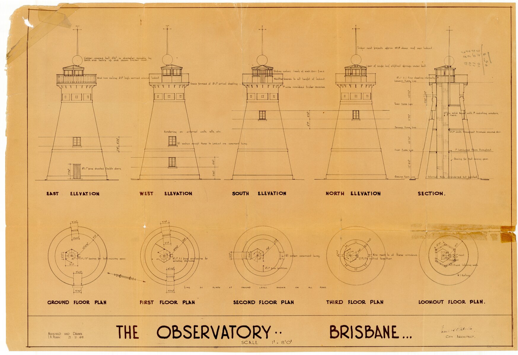 Windmill Tower, Plan 1949