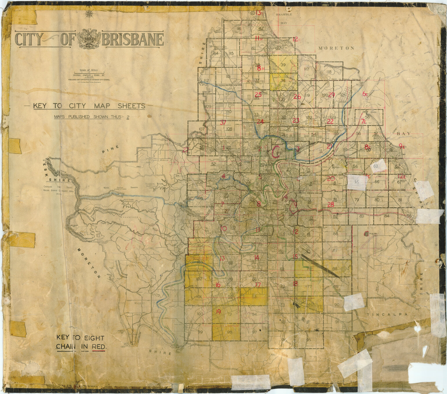 Key Map - Land Use Survey Maps