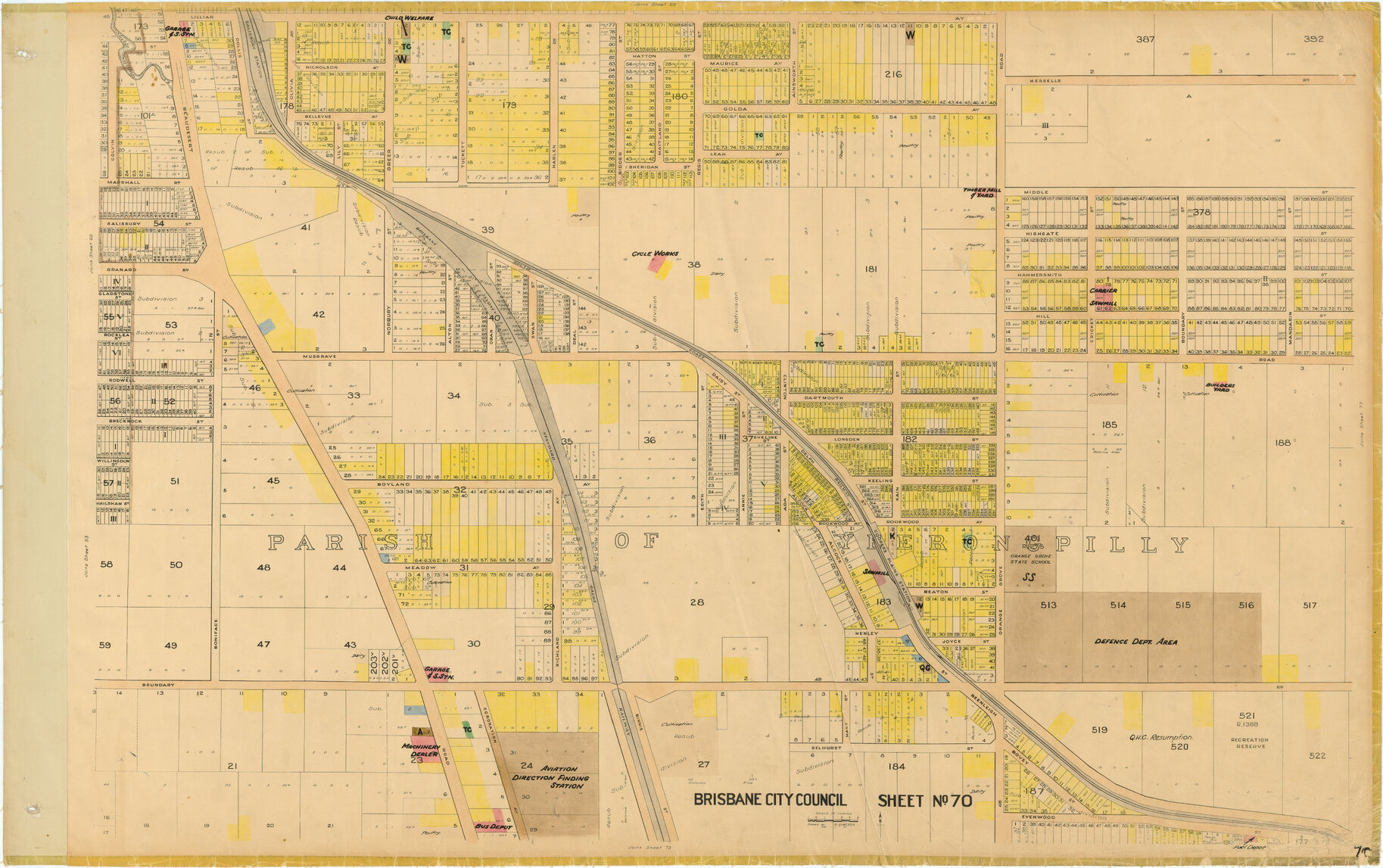 Land Use Survey Map 70