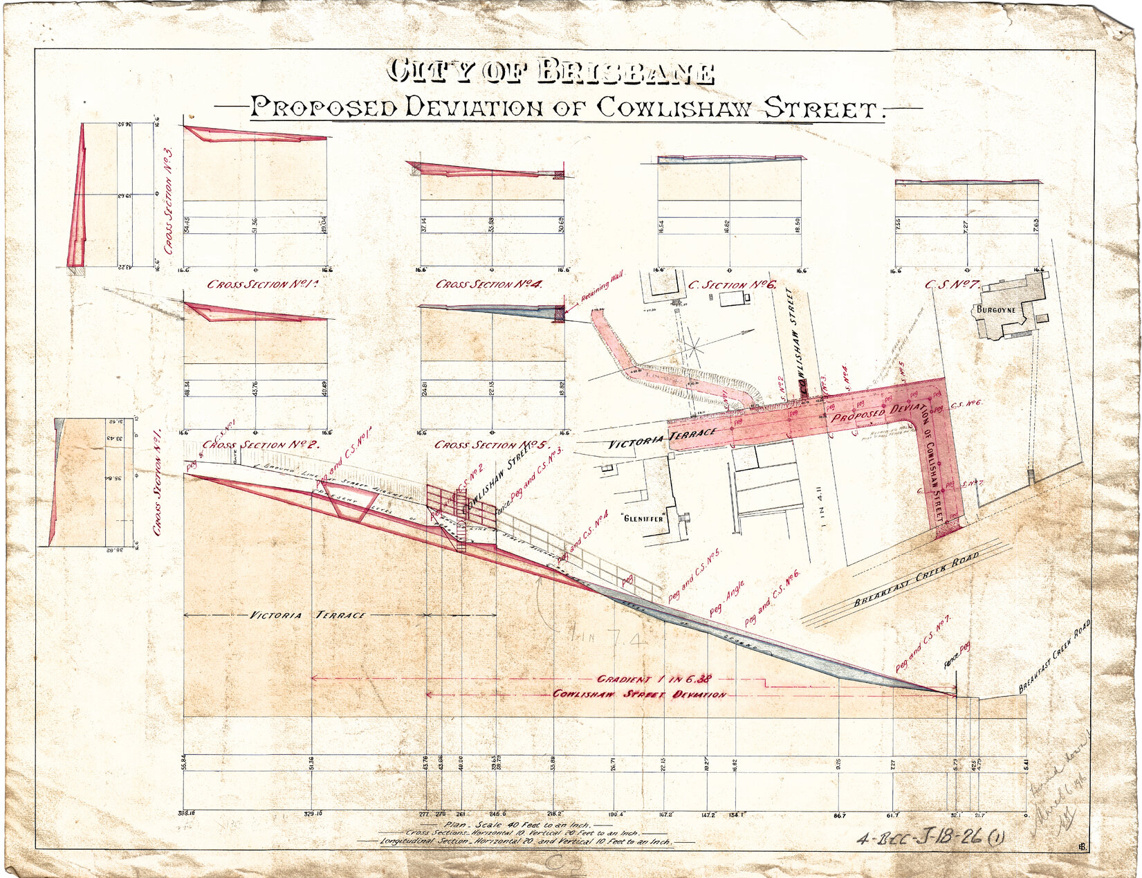 Proposed deviation of Cowlishaw Street, Bowen Hills - 1916