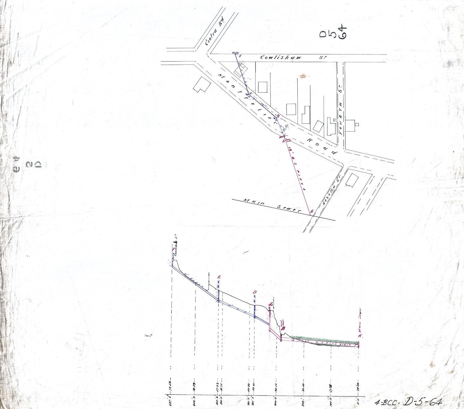 Sewer for  Montpelier Road, Bowen Hills
