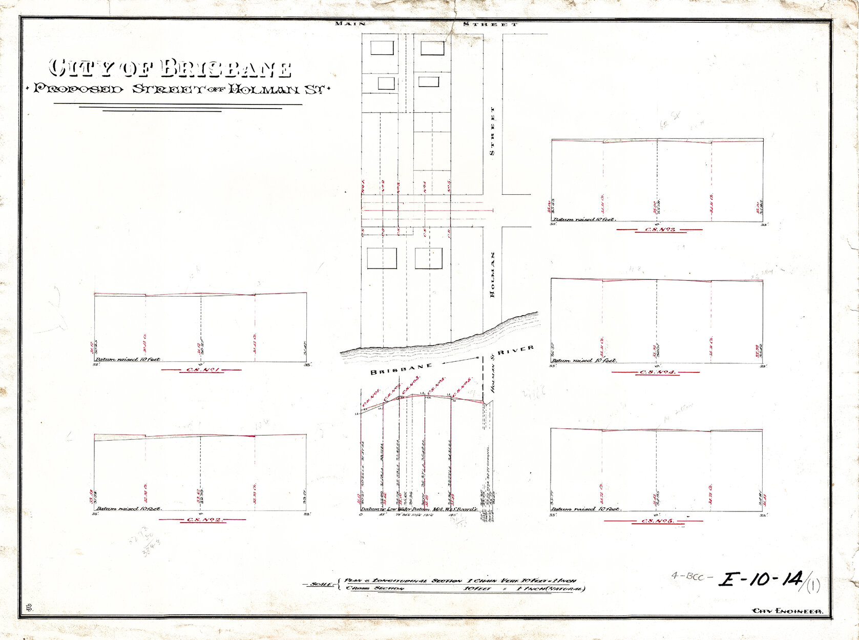 Proposed street of Holman Street [Anderson Street], Kangaroo Point