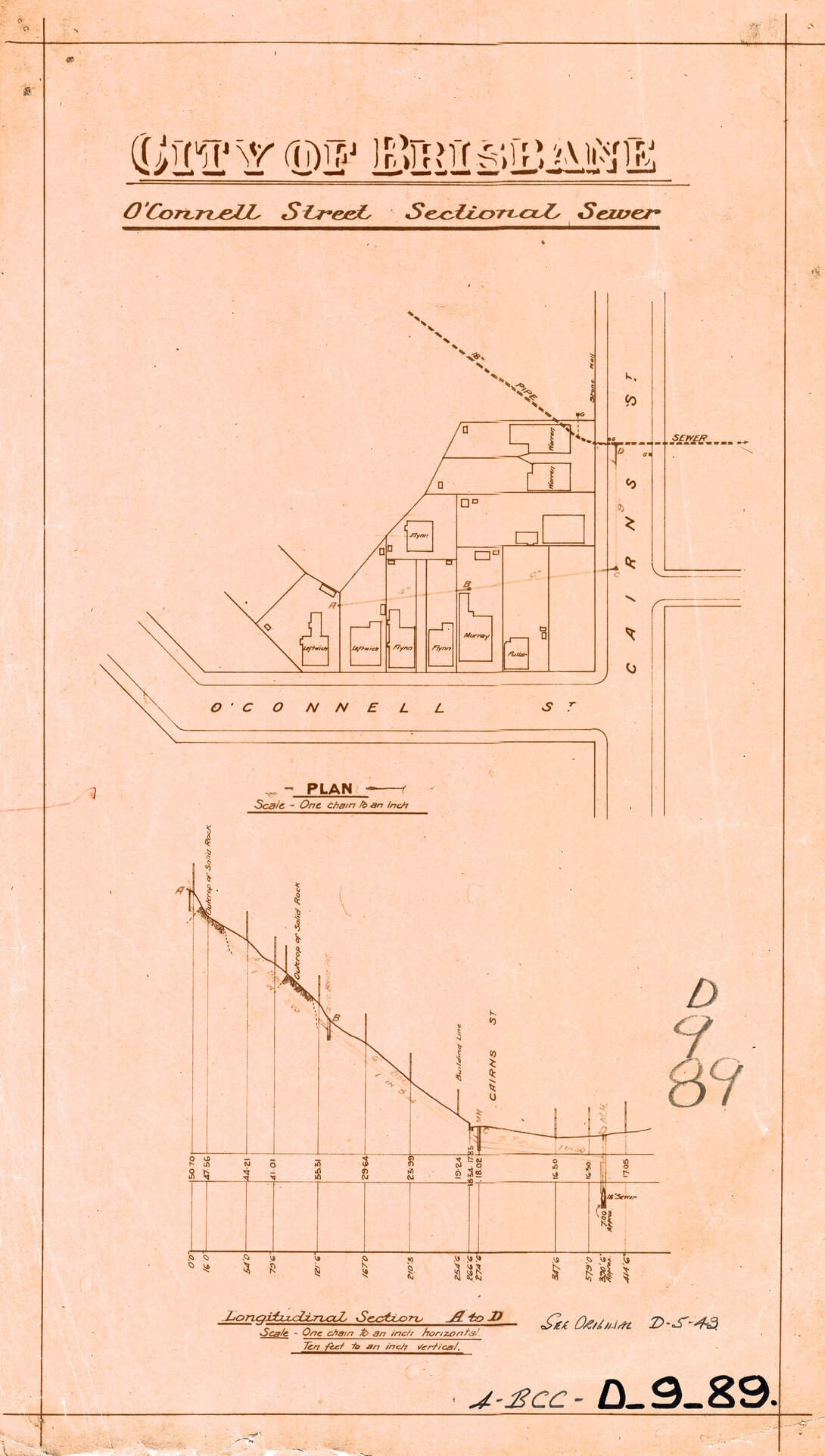 O'Connell Street sectional sewer, Kangaroo Point