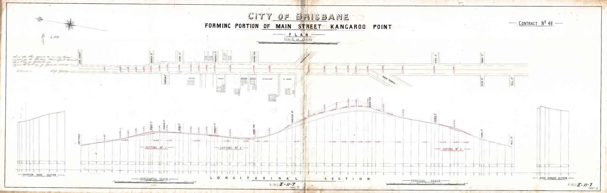 Main Street Permanent Levels, Kangaroo Point - 1886