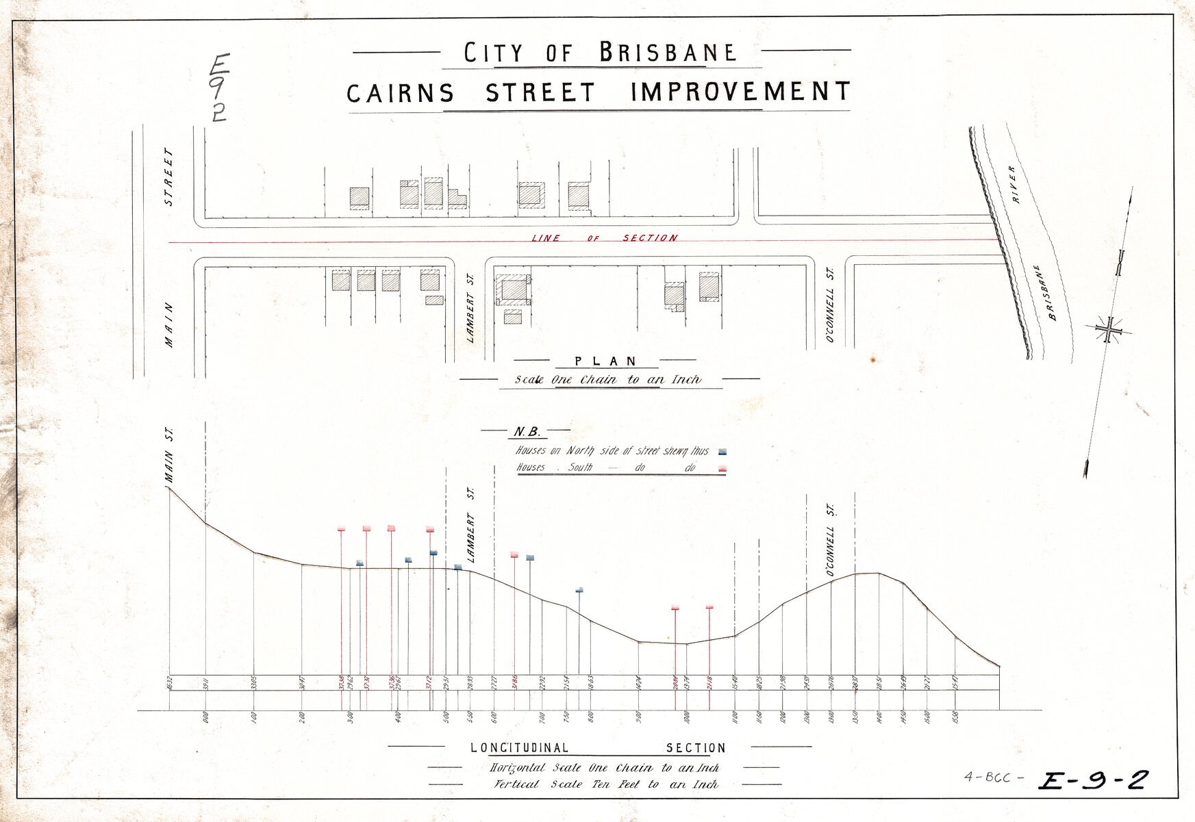 Cairns Street improvements, Kangaroo Point - 1913