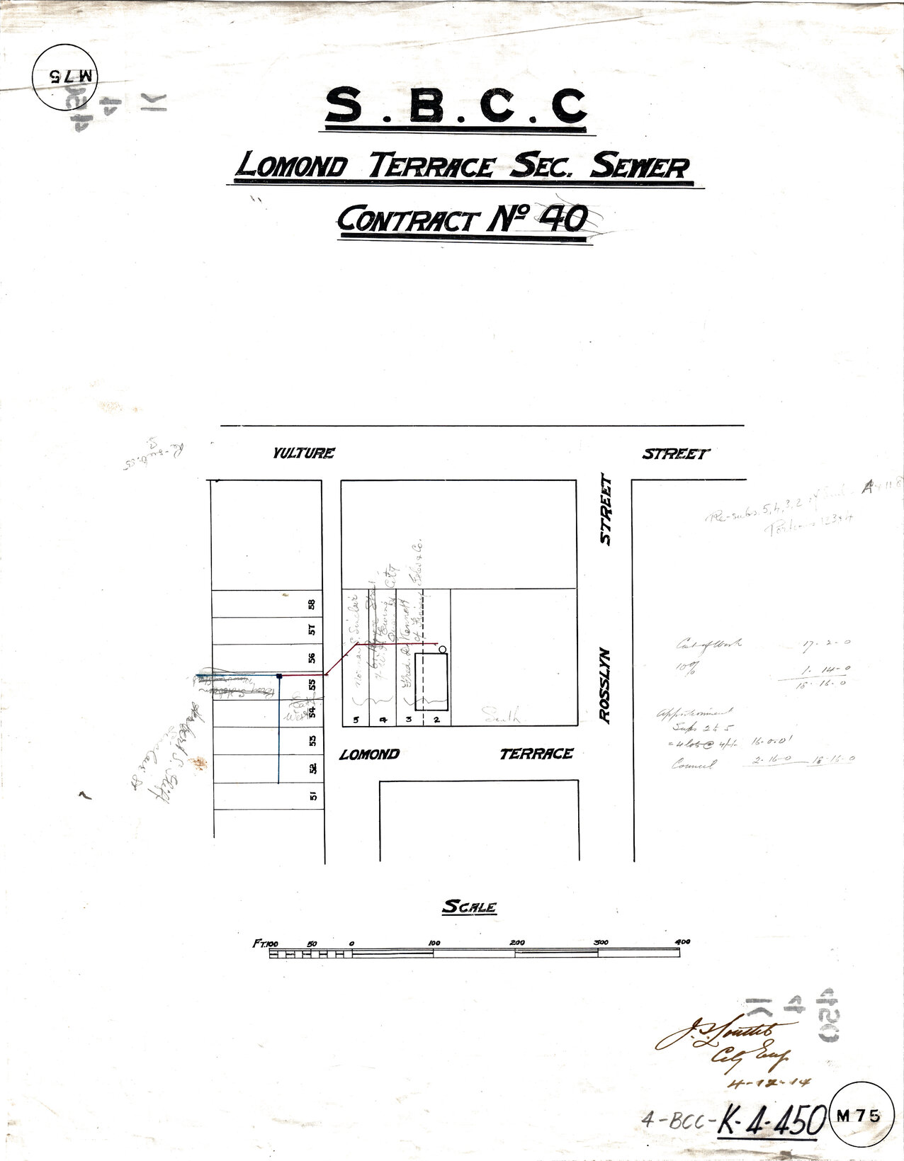 Lomond Terrace sectional sewer, East Brisbane