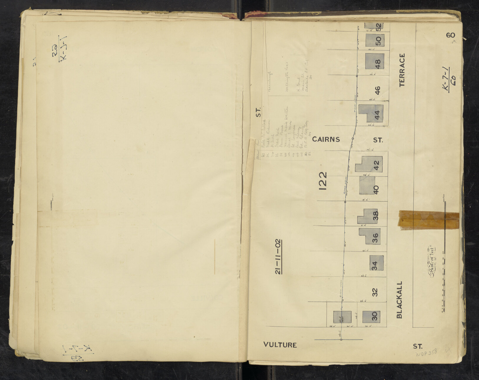 Drainage for houses on Blackall Terrace, near corner of Vulture Street East, East Brisbane - 1903