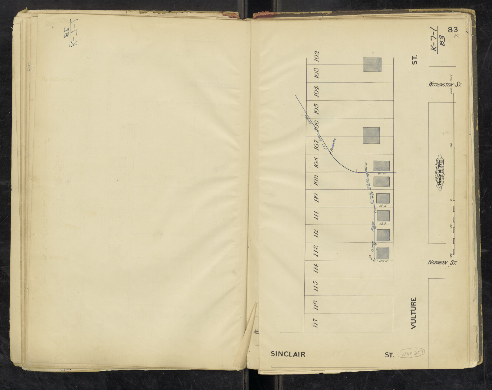 Drainage for Vulture Street East, East Brisbane - 1903