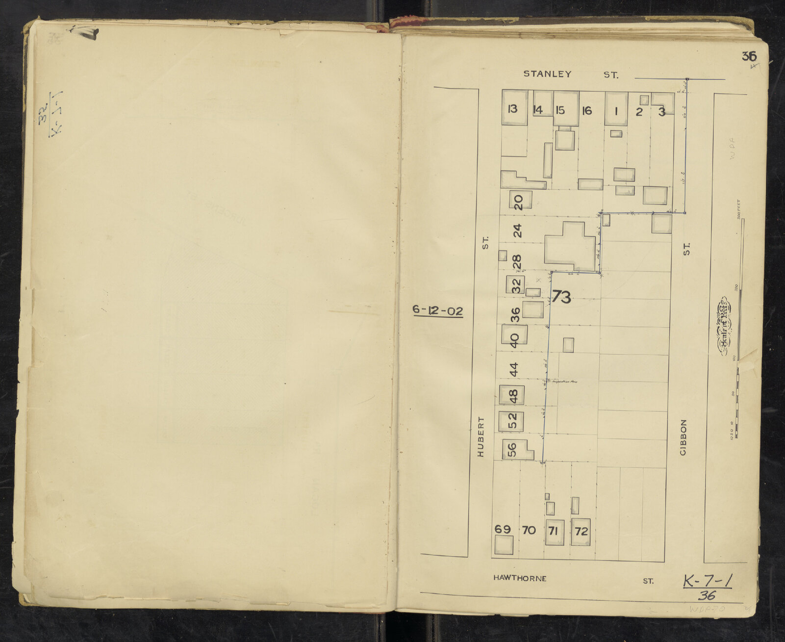 Drainage for block between Hubert, Hawthorne, Gibbon, and Stanley Street, Woolloongabba - 1902