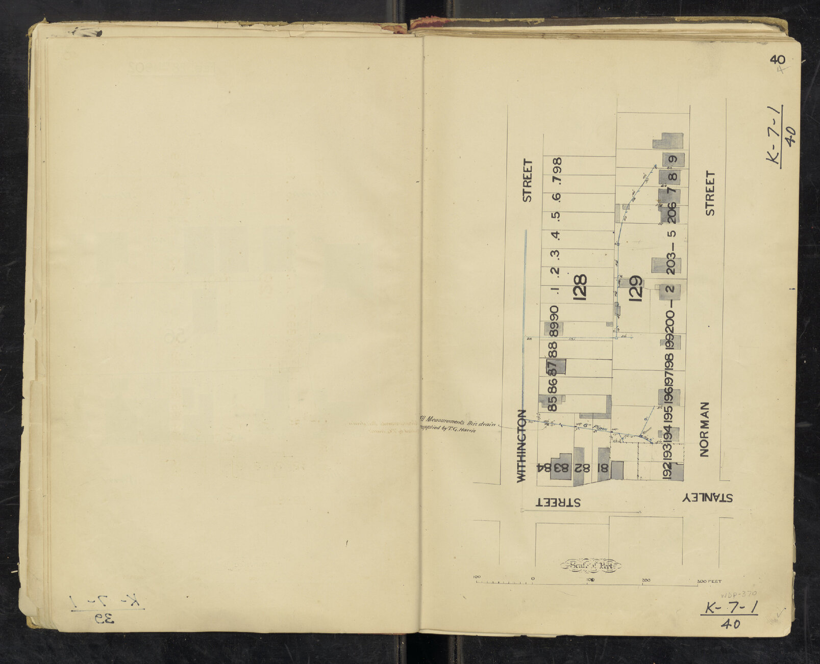 Drainage for block between Withington, Norman and Stanley Street East, East Brisbane - 1902