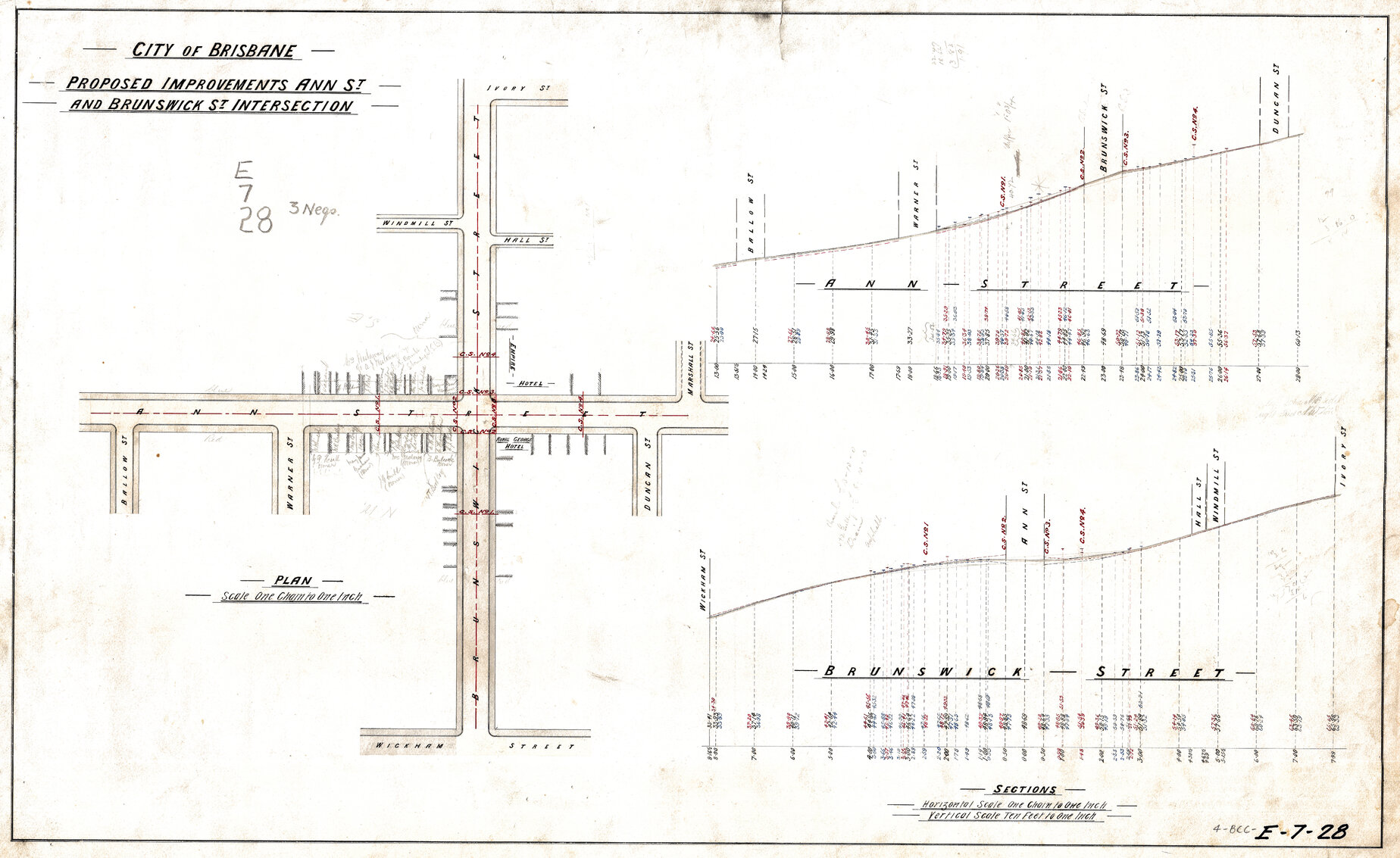 Ann Street improvements from Boundary to Brunswick Street, Fortitude Valley - 1890