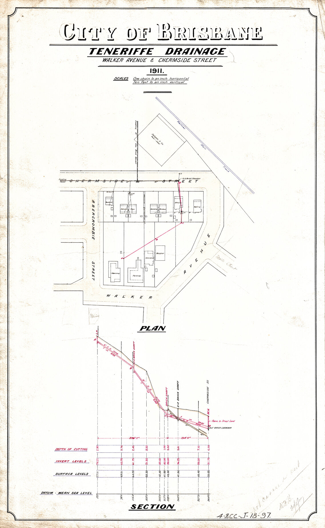 Proposed improvements to Teneriffe Drive, Teneriffe - 1918