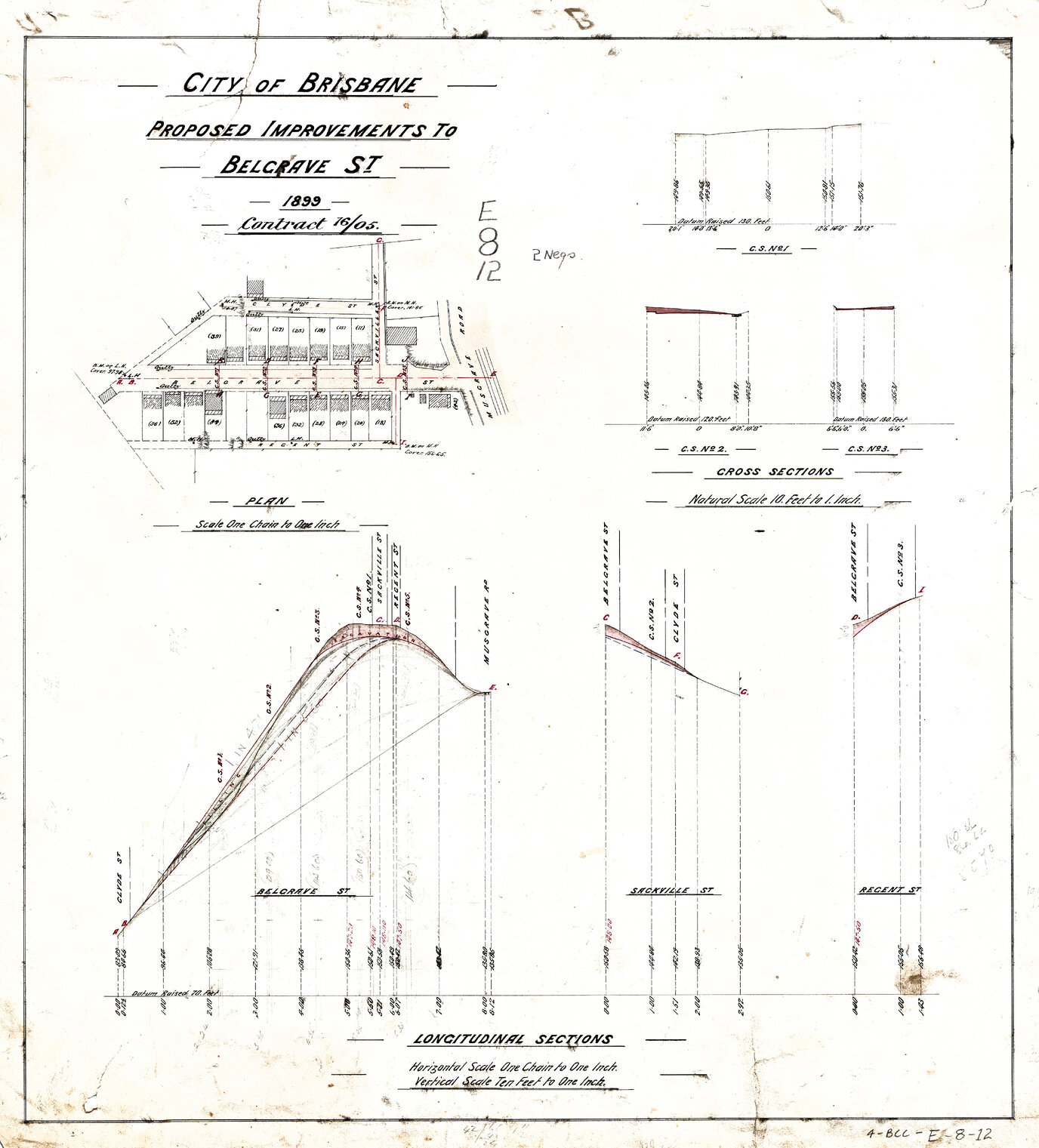 Proposed improvements to Belgrave Street, Petrie Terrace - 1899
