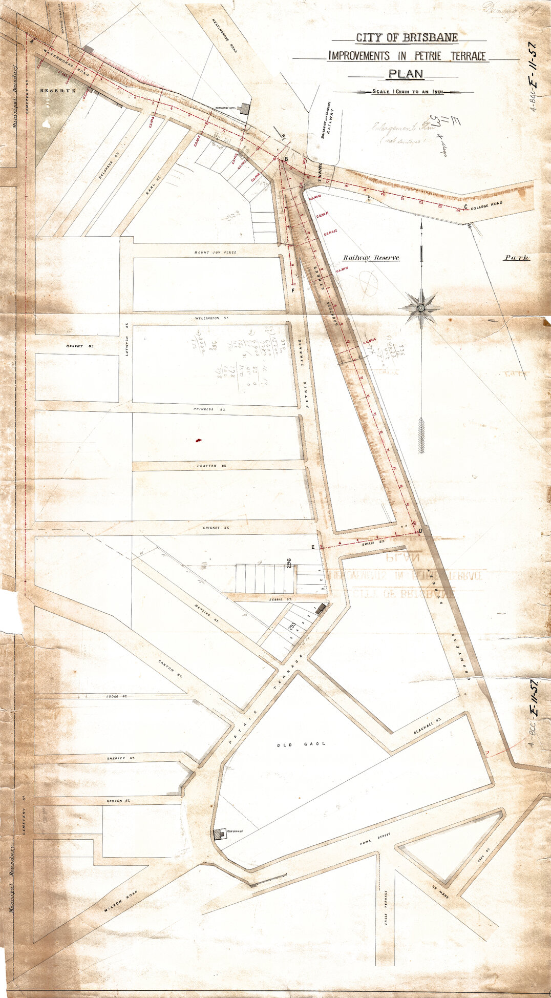 Improvements in Petrie Terrace - c.1880