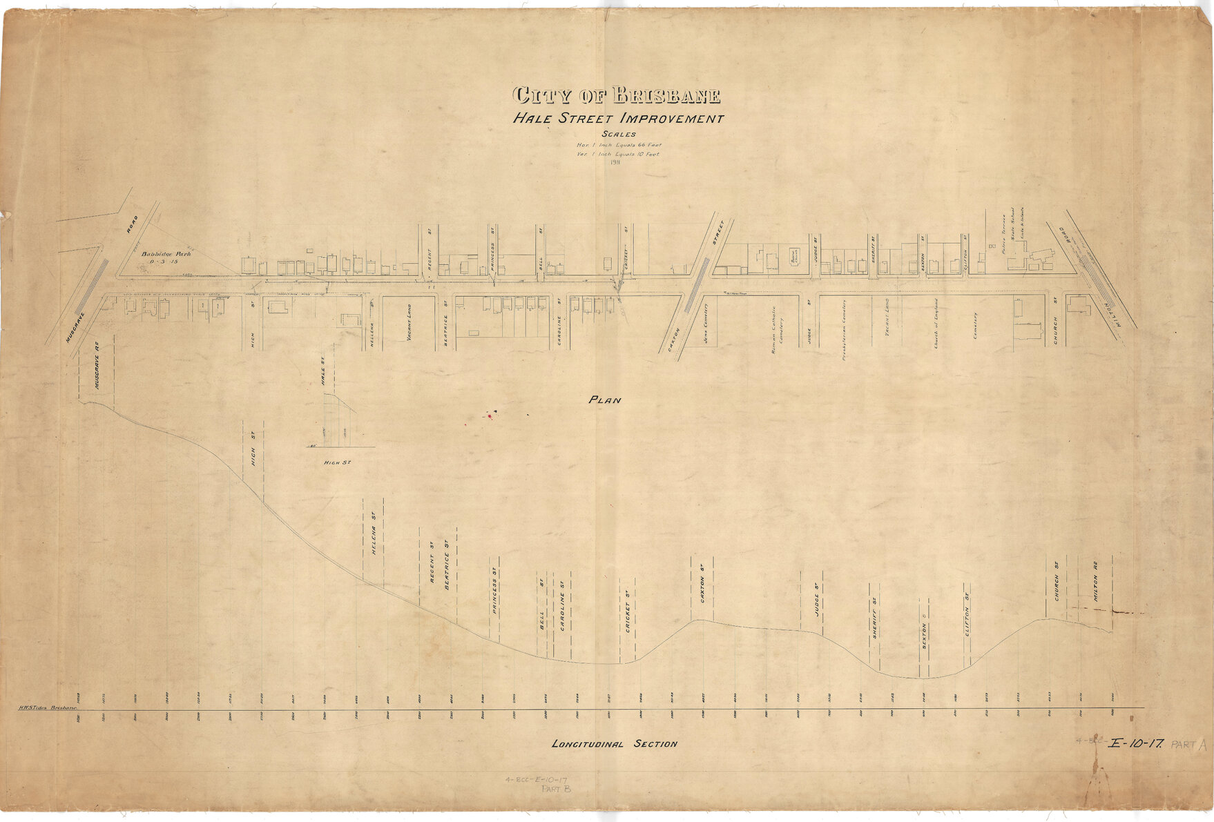 Hale Street improvement, Petrie Terrace - c.1900