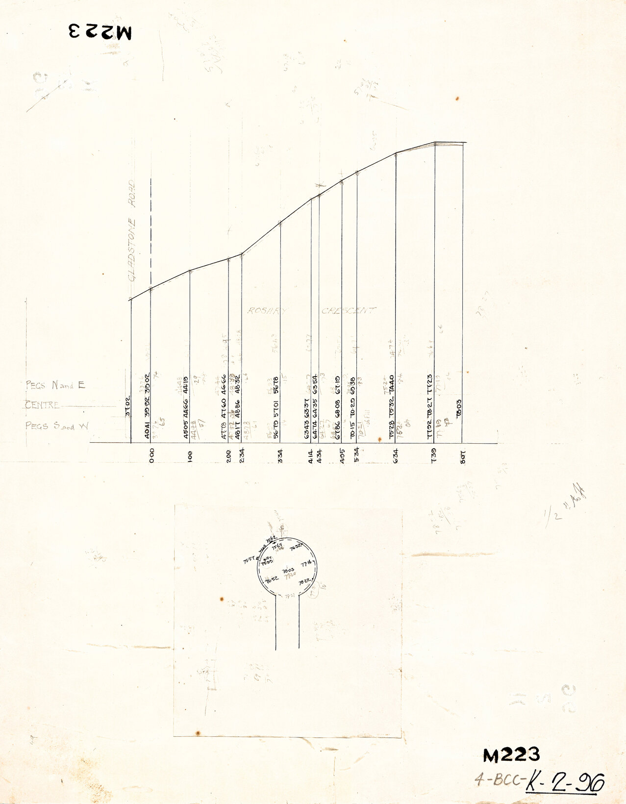Park Road [West] - Grove Street sectional sewer - Contract No. 23 - Dutton Park - 1911