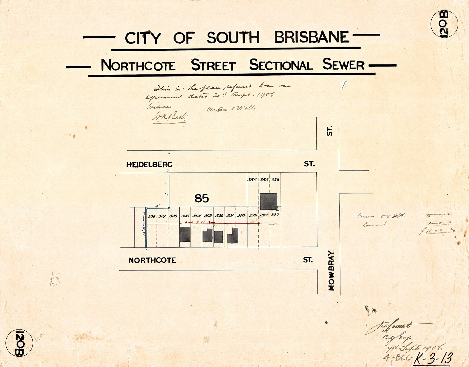 Northcote Street sectional sewer [1] - East Brisbane - 1906