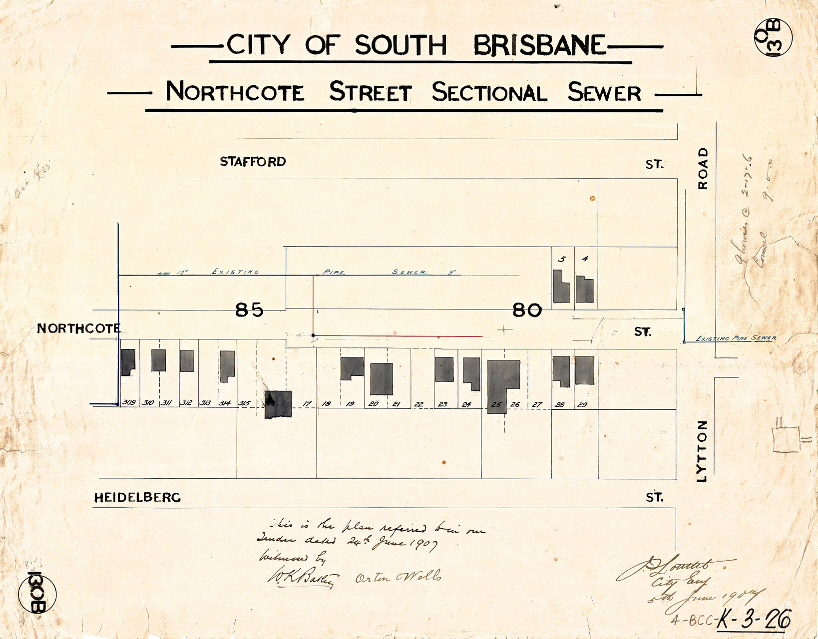 Northcote Street sectional sewer [2] - East Brisbane - 1907